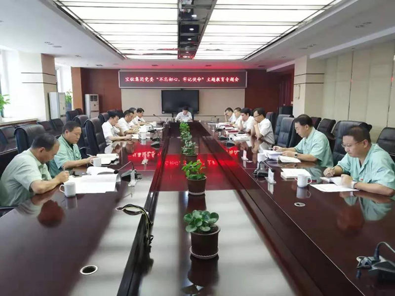 公司黨委召開“不忘初心、牢記使命”主題教育 對(duì)照黨章黨規(guī)找差距專題會(huì)議