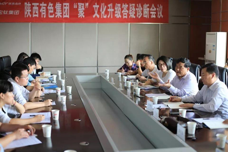 陜西有色集團(tuán)“聚”文化答疑診斷會(huì)議在我公司召開(kāi)