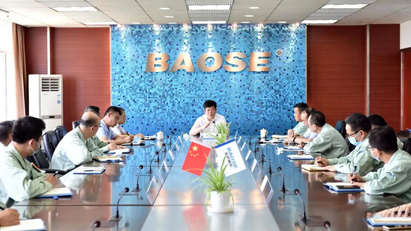 公司黨委書記董事長王文生到南京寶色股份公司調(diào)研指導(dǎo)工作